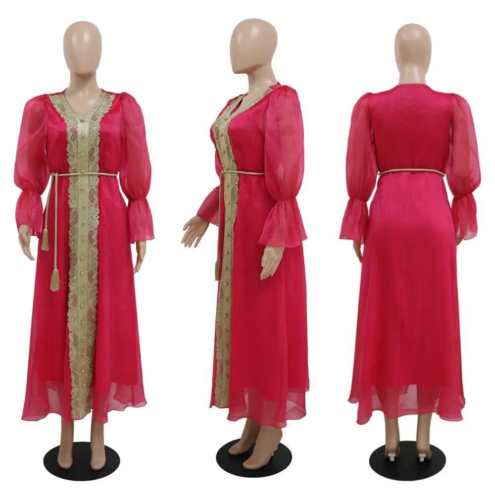 On sale - Party Dresses Kaftan - 4 Colour Choice - Free