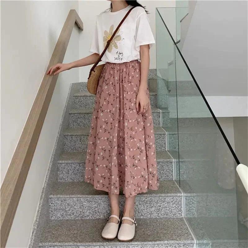 On sale - Pleated Long Skirts - 5 Colours - Free shipping -