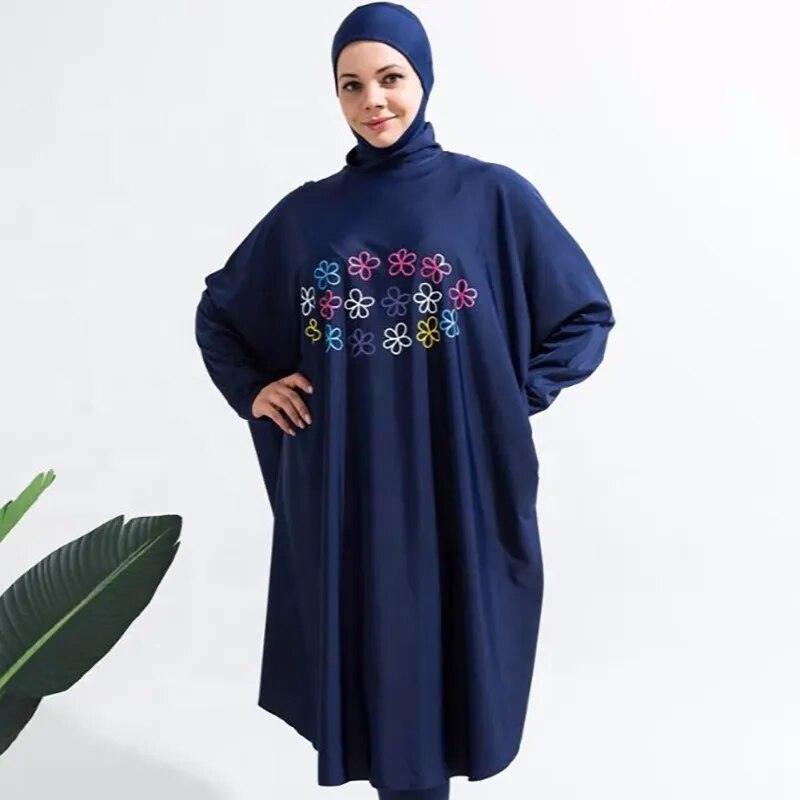 KXCFCYS Muslim Swimsuit for Women Modest Swimwear Burkini Plus Size Long  Sleeve Bathing Suit Islamic Swimming Suit (XS, X1) : : Clothing,  Shoes & Accessories