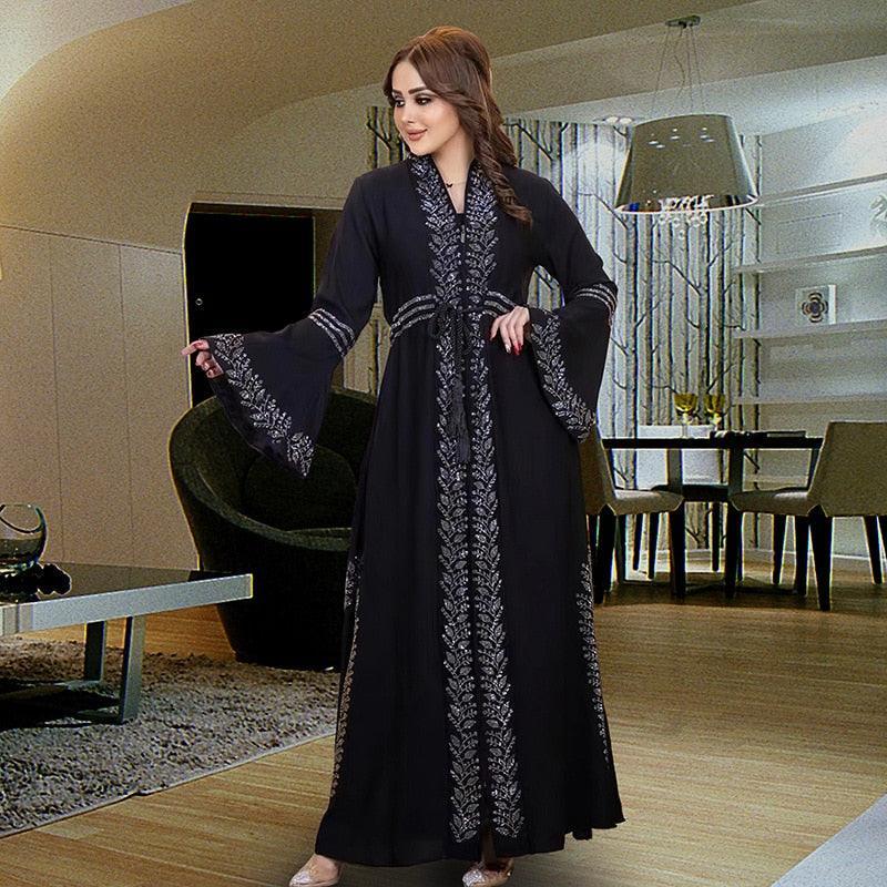 On sale - Plus Size Turkish Kaftan Dress - 5 Colours - Free
