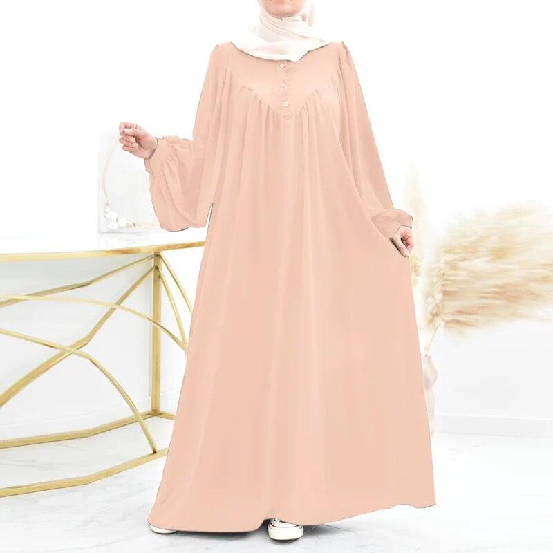 On sale - Plus Size Turkish Maxi Abaya - 4 Colours - Free