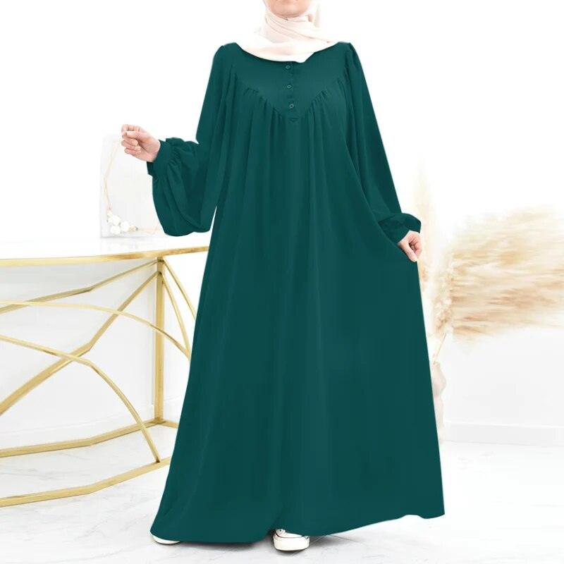 On sale - Plus Size Turkish Maxi Abaya - 4 Colours - Free