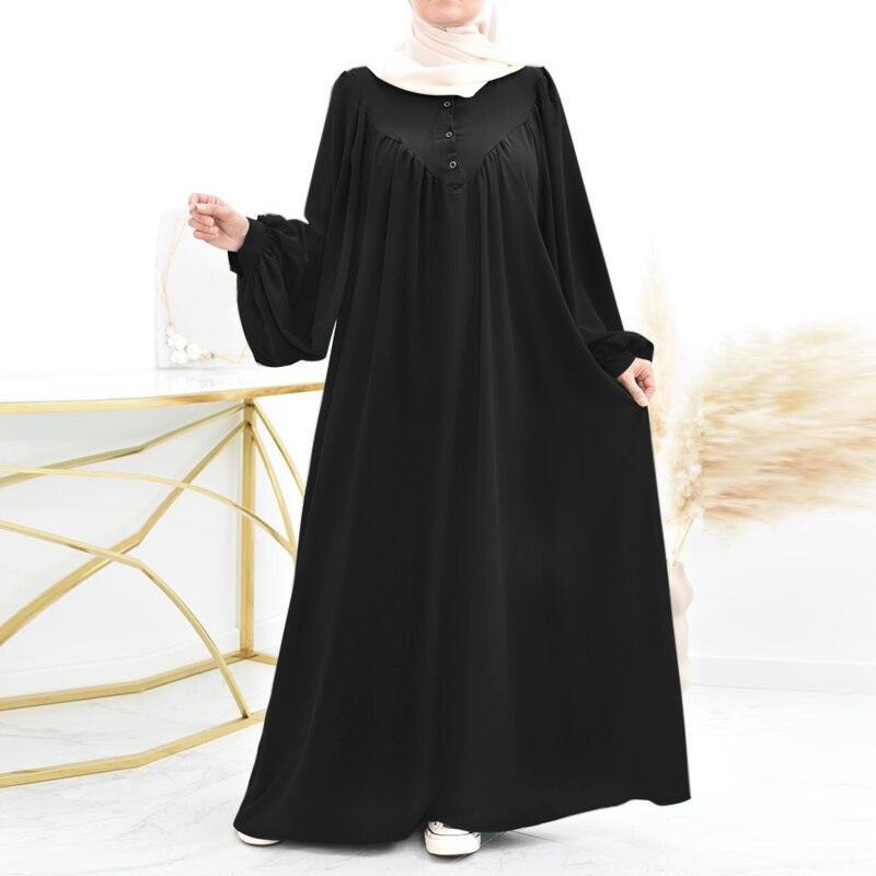 On sale - Plus Size Turkish Maxi Abaya - 4 Colours - Free