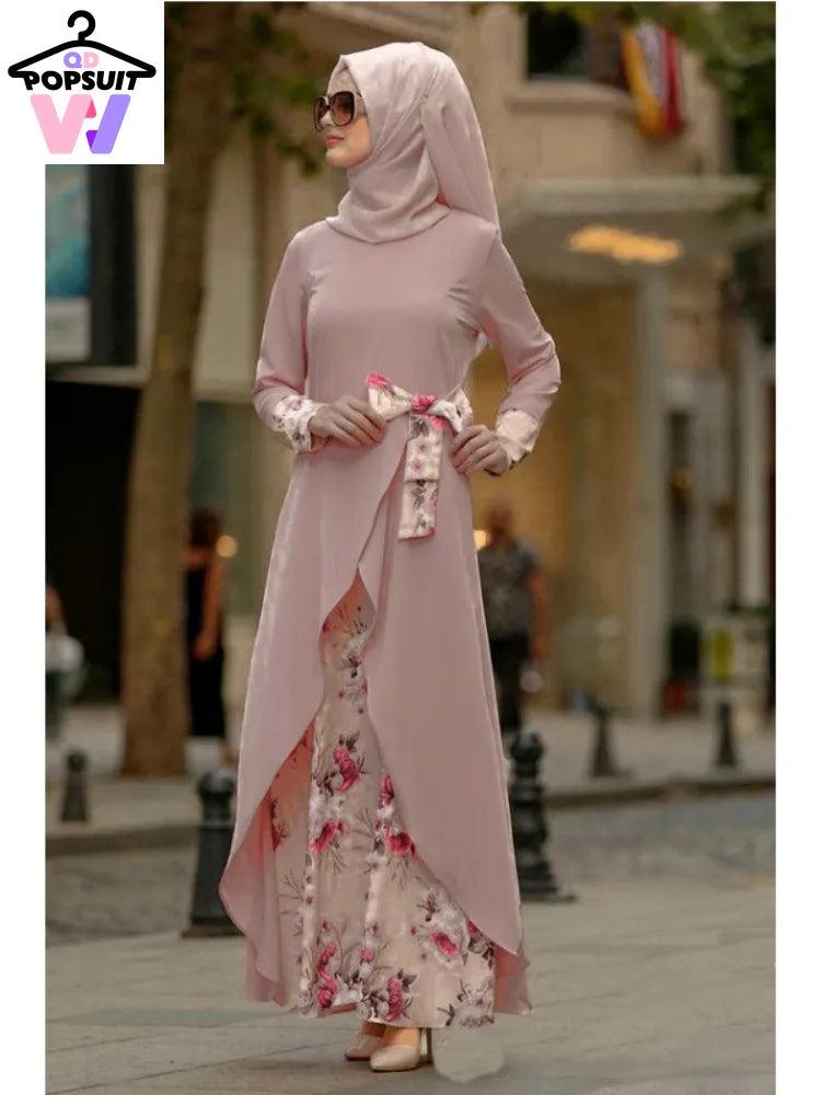 On sale - Retro Muslim Abayas Dress - 4 Colours - Free