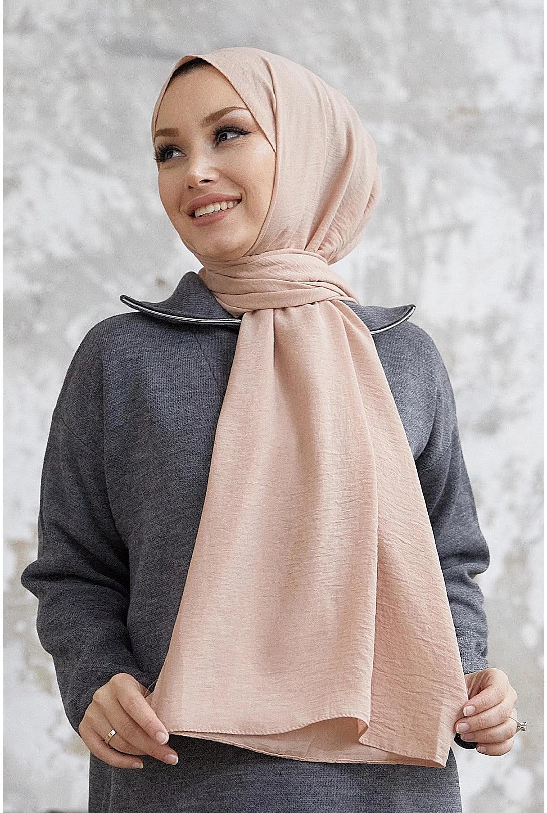 Jazz Muslim Hijab Scarf for Women - Rosy Brown
