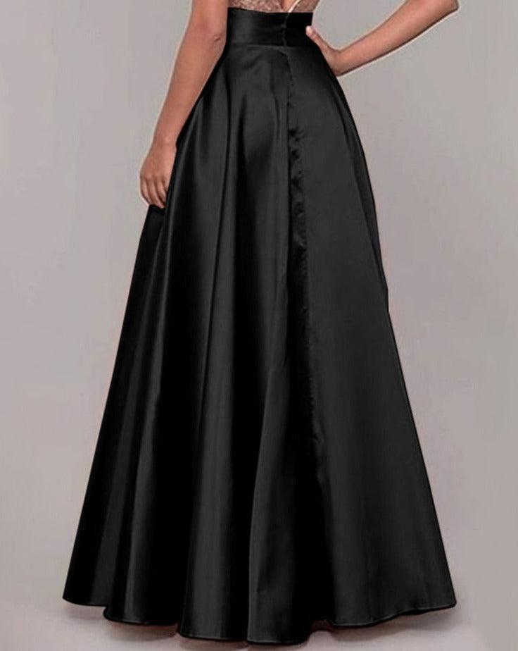 On sale - Satin Silk Long Skirts - 10 Colours - Free