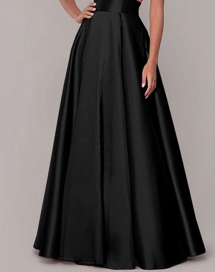 On sale - Satin Silk Long Skirts - 10 Colours - Free