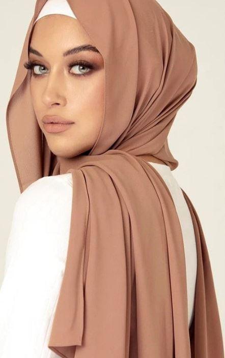 On sale - Solid Chiffon Headscarf - 64 Colours - Free