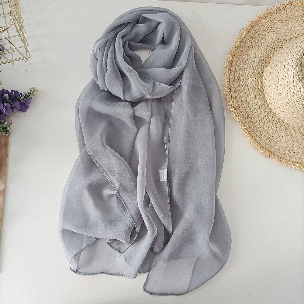 On sale - Solid Color Hijab Scarf - 45 Colours - Free