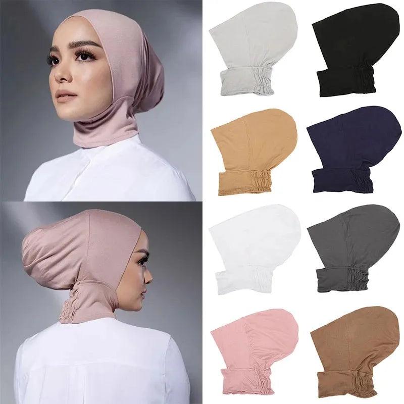 On sale - Solid Voile Underscarf Hijab - 63 Colours - Free