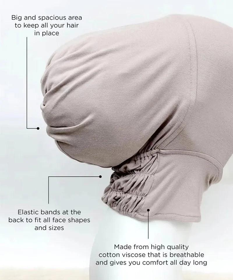 On sale - Solid Voile Underscarf Hijab - 63 Colours - Free