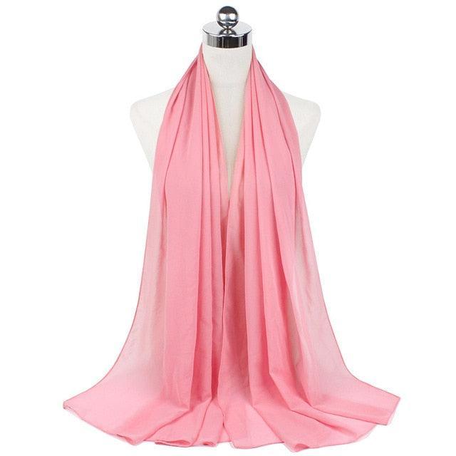 On sale - Stylish Chiffon Hijab - 65 Colours - Free shipping