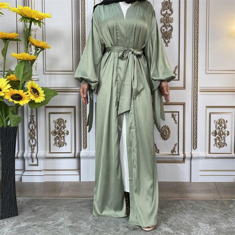 On sale - Stylish Open Abaya Robe - 10 Colours - Free