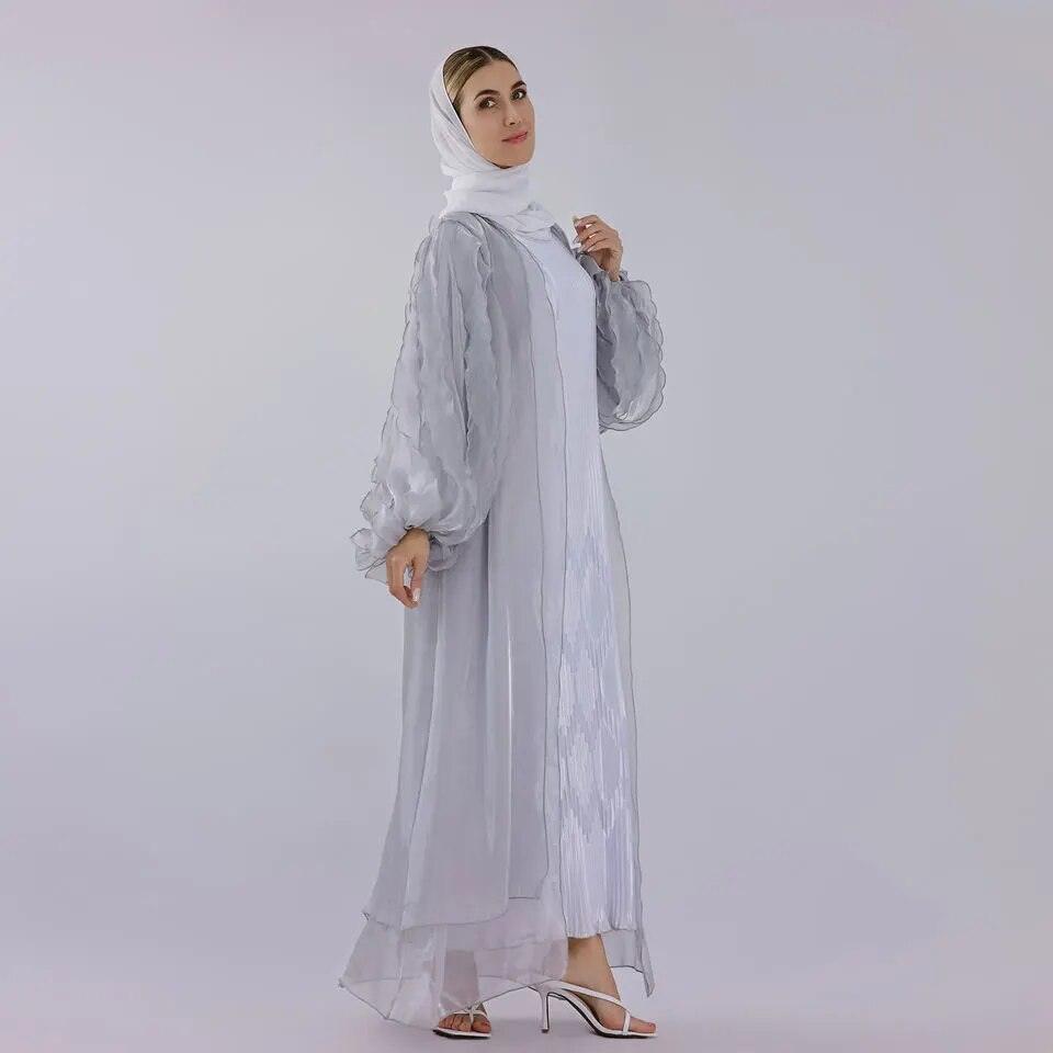 On sale - Summer Open Abaya Petal - 5 Colour - Free shipping