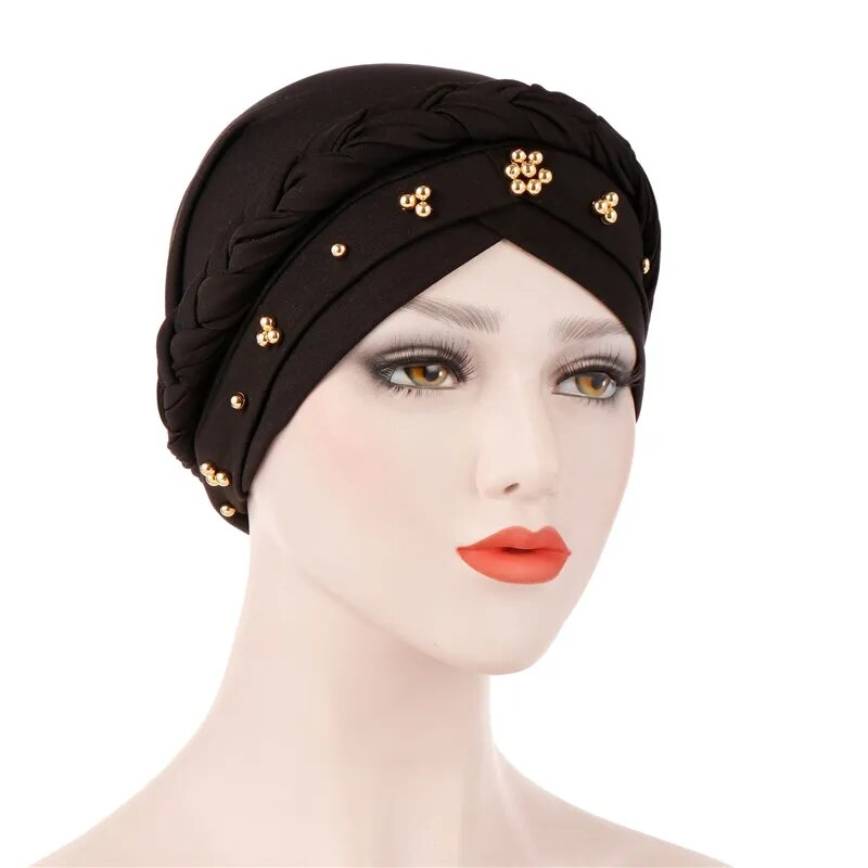 On sale - Two-Color Cotton Undercap Hijab - Free shipping -