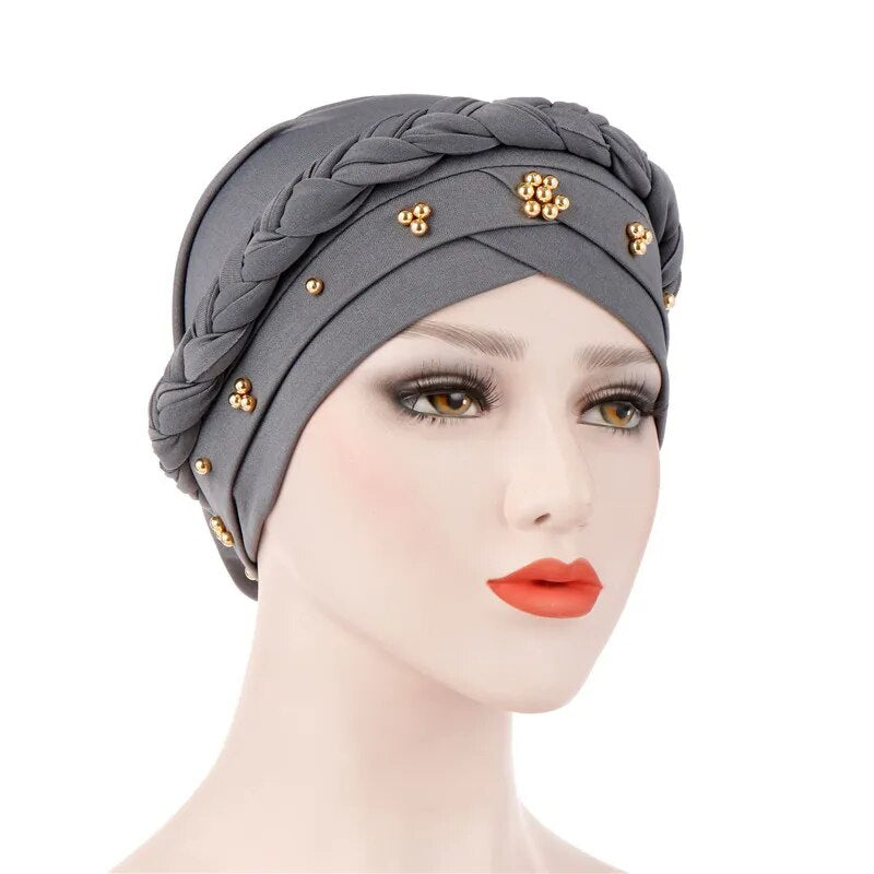 On sale - Two-Color Cotton Undercap Hijab - Free shipping -