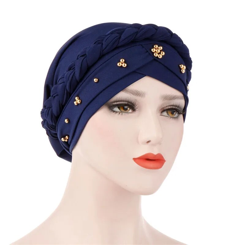 On sale - Two-Color Cotton Undercap Hijab - Free shipping -