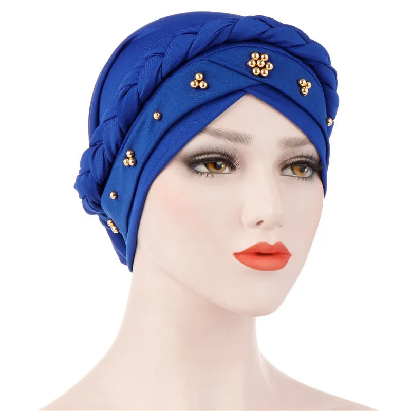 On sale - Two-Color Cotton Undercap Hijab - Free shipping -