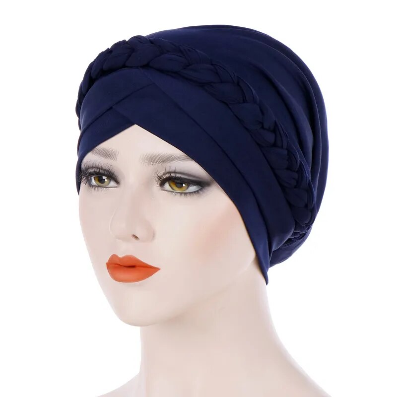 On sale - Two-Color Cotton Undercap Hijab - Free shipping -