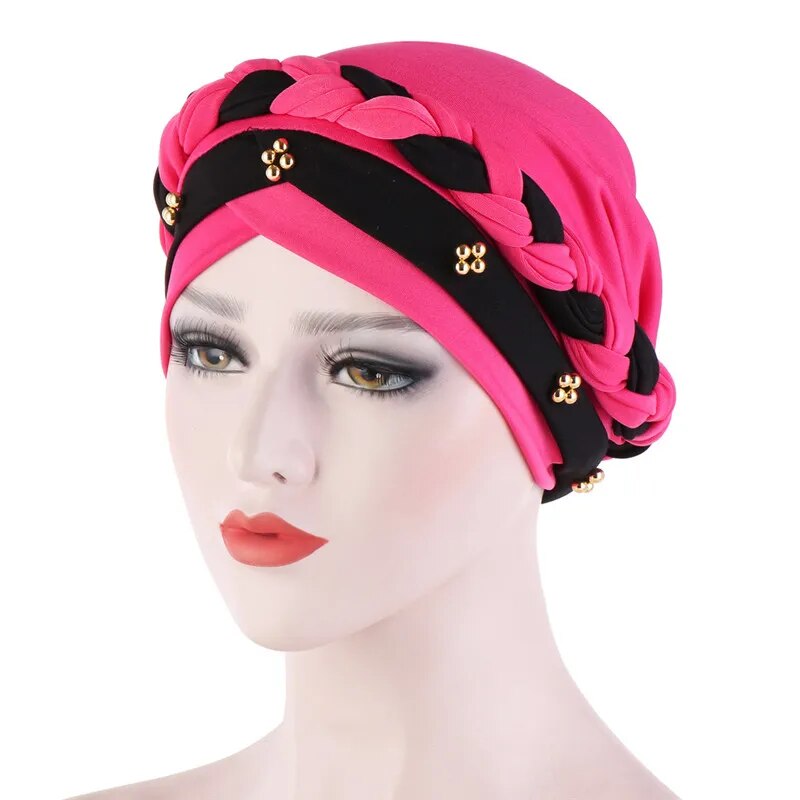 On sale - Two-Color Cotton Undercap Hijab - Free shipping -