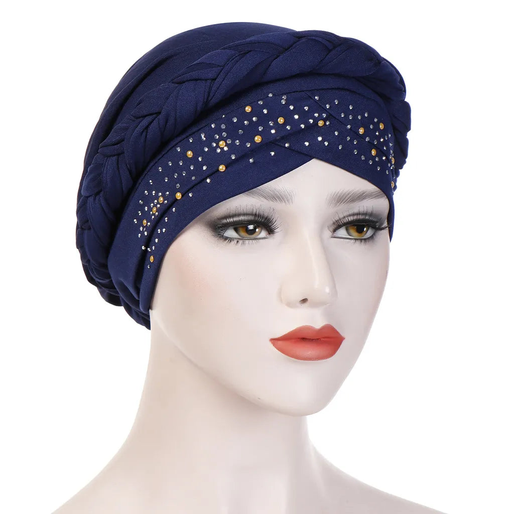 On sale - Two-Color Cotton Undercap Hijab - Free shipping -