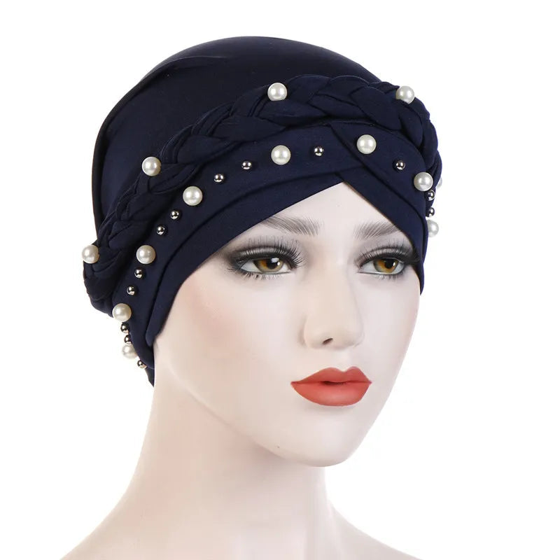 On sale - Two-Color Cotton Undercap Hijab - Free shipping -