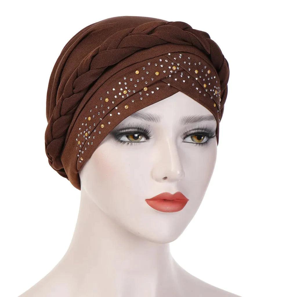 On sale - Two-Color Cotton Undercap Hijab - Free shipping -