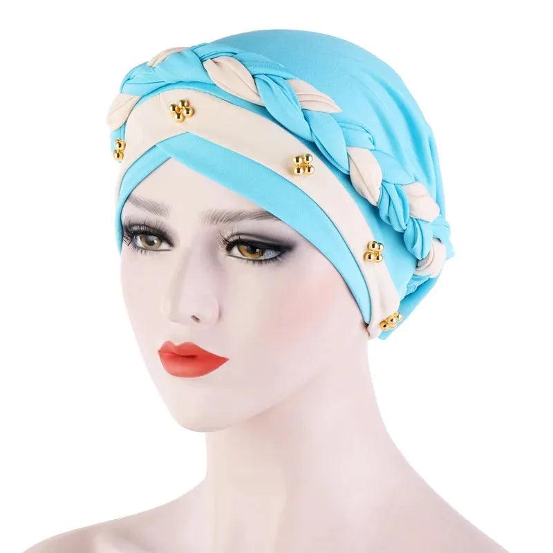 On sale - Two-Color Cotton Undercap Hijab - Free shipping -