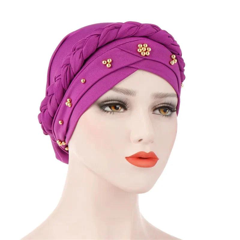 On sale - Two-Color Cotton Undercap Hijab - Free shipping -