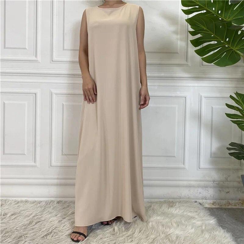 On sale - Under Abaya Inner Dress - 12 Colours - Free