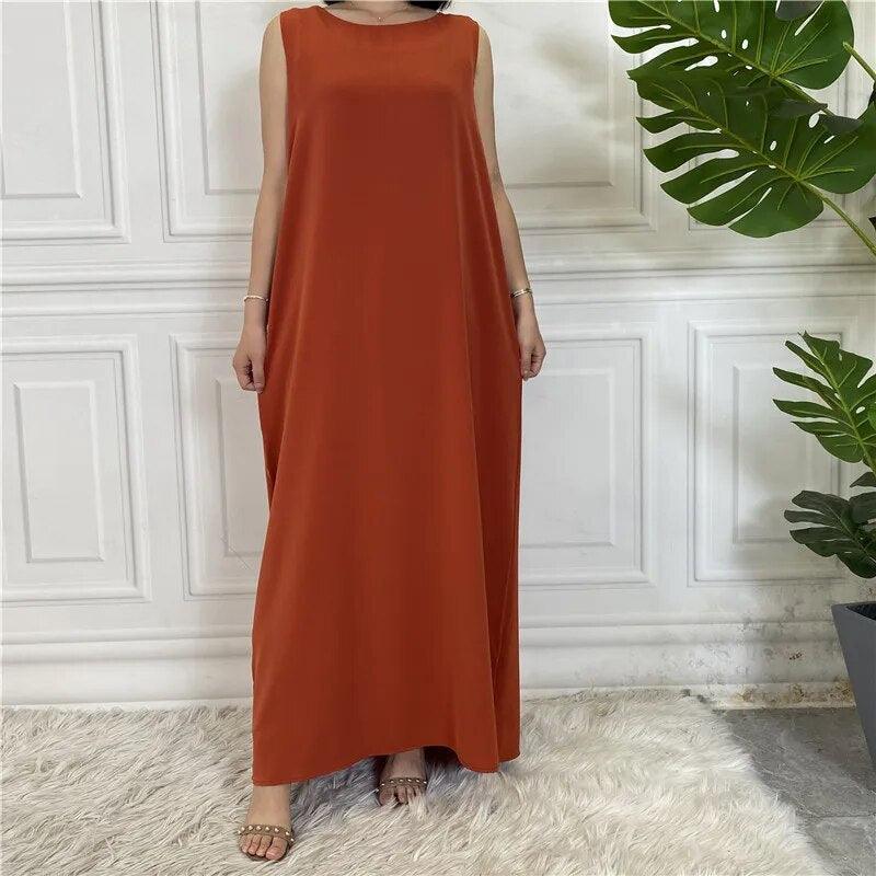 On sale - Under Abaya Inner Dress - 12 Colours - Free