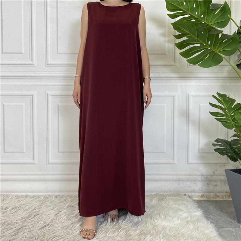 On sale - Under Abaya Inner Dress - 12 Colours - Free