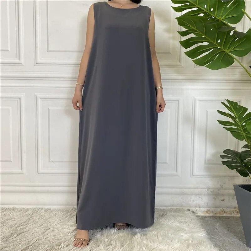 On sale - Under Abaya Inner Dress - 12 Colours - Free