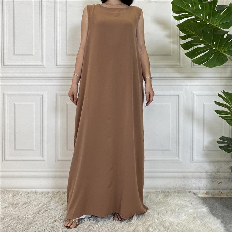 On sale - Under Abaya Inner Dress - 12 Colours - Free