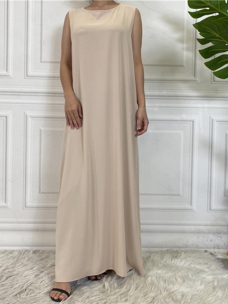 On sale - Under Abaya Inner Dress - 12 Colours - Free