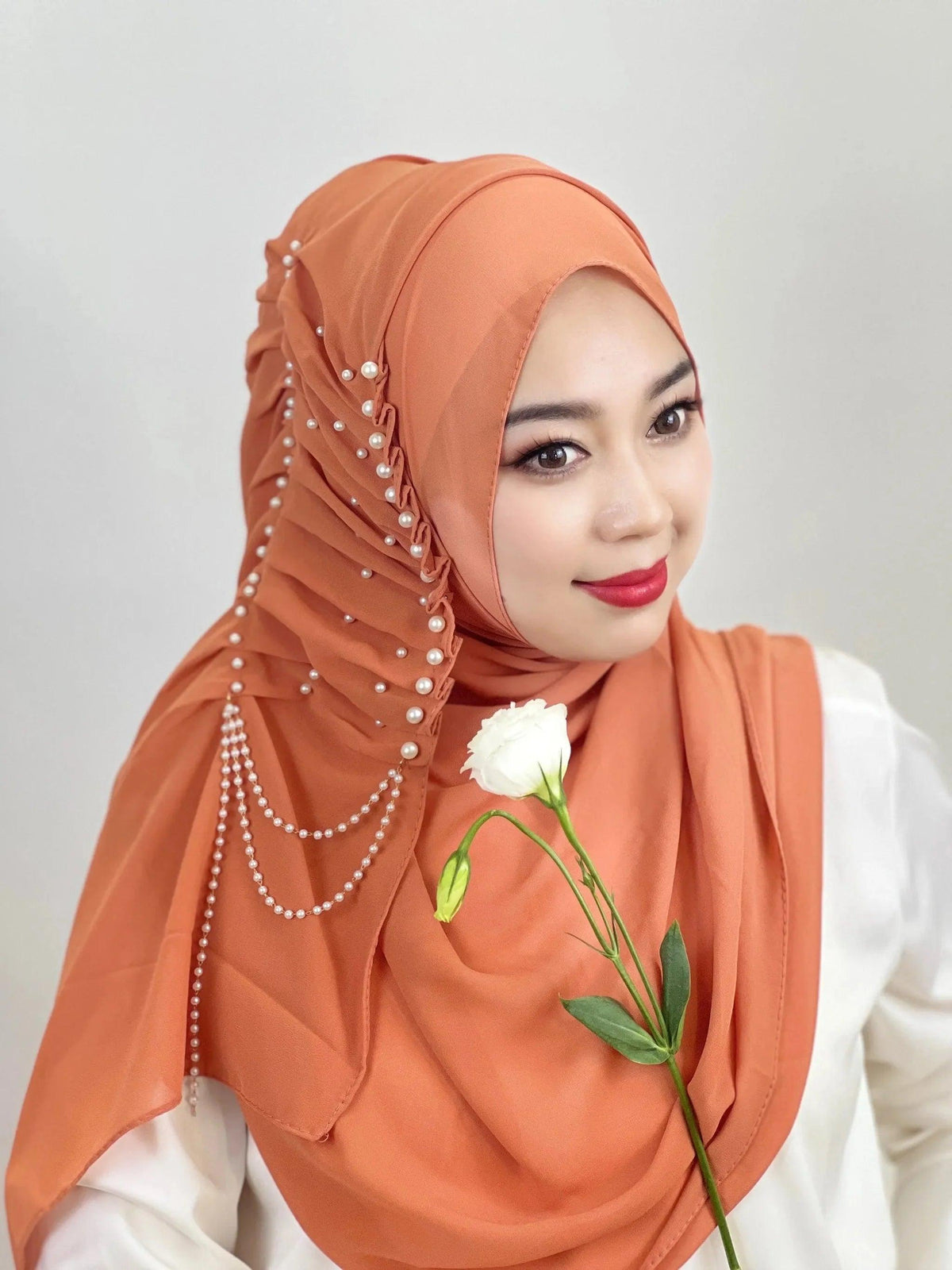 On sale - Women Hijab Shiny - 8 Colours - Free shipping -
