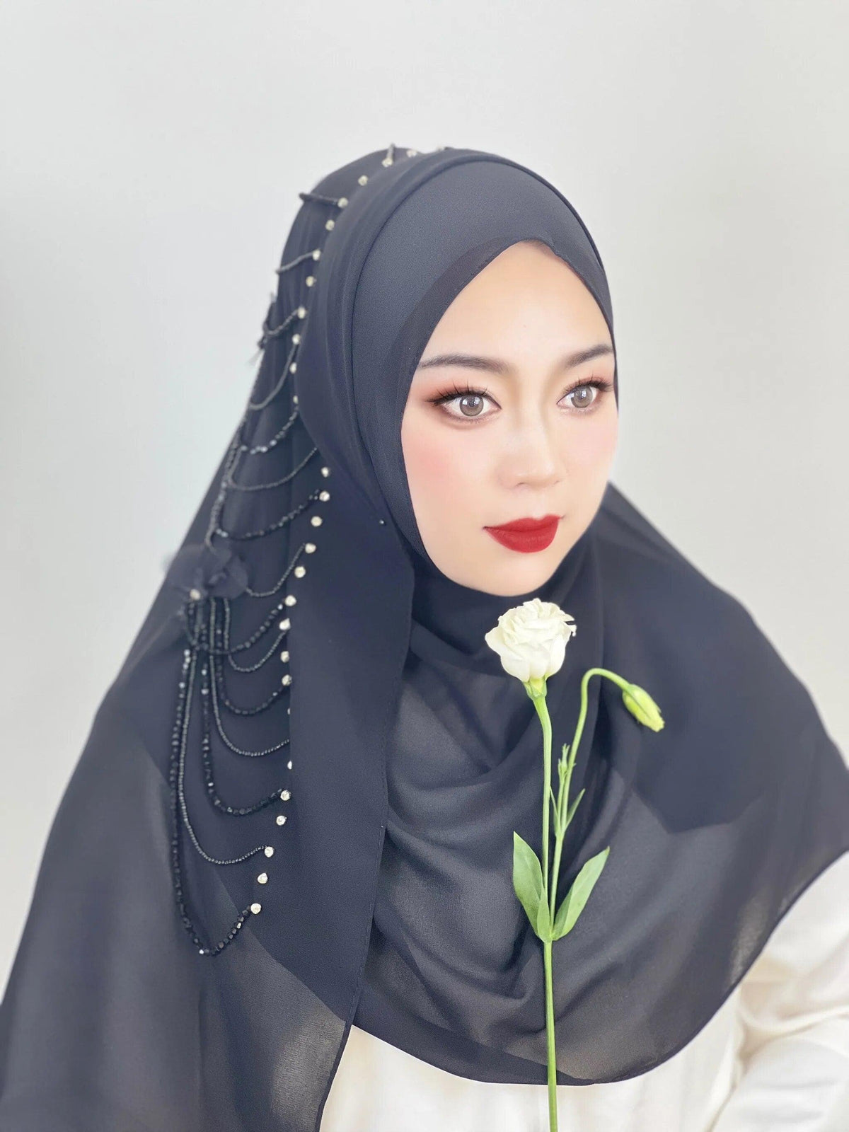 On sale - Women Hijab Shiny Soft - 7 Colours - Free shipping