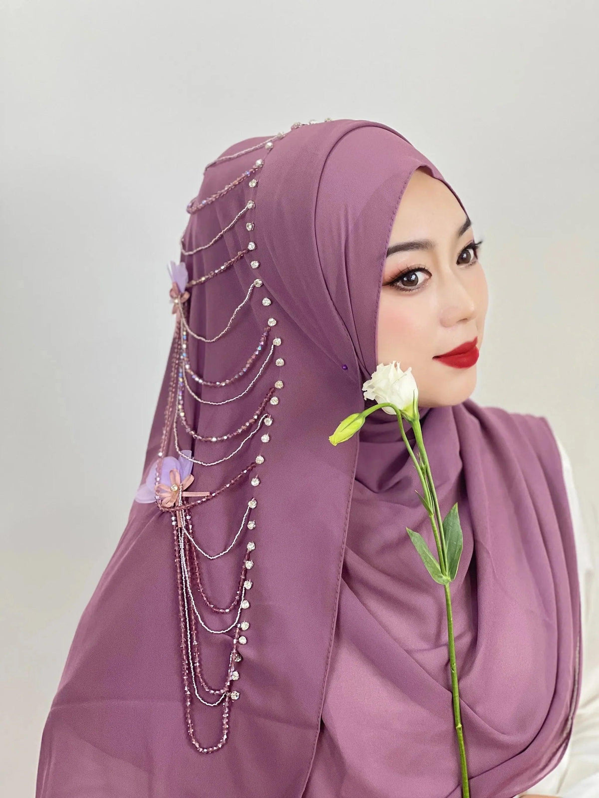 On sale - Women Hijab Shiny Soft - 7 Colours - Free shipping