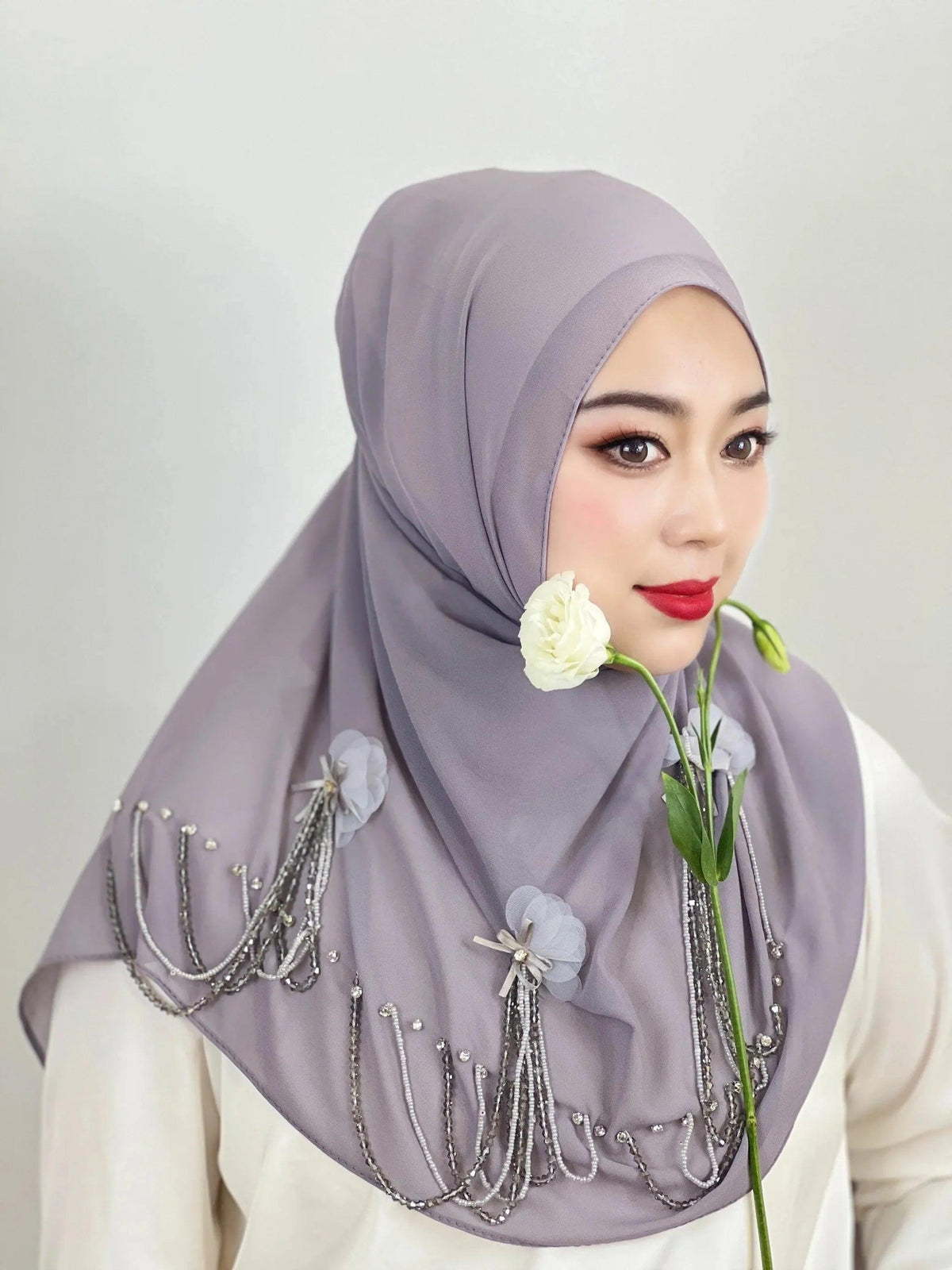 On sale - Women Hijab Shiny Soft - 7 Colours - Free shipping