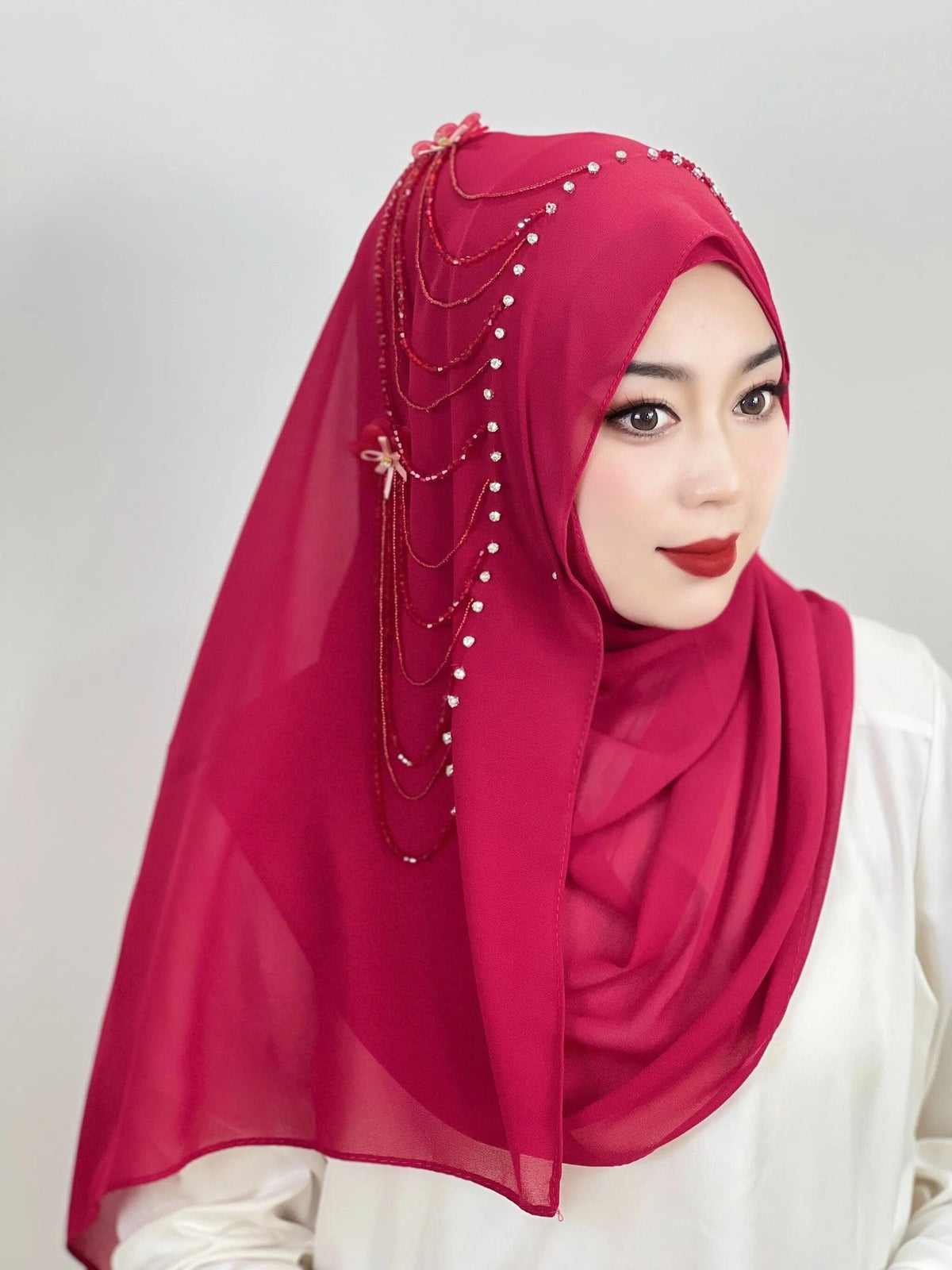 On sale - Women Hijab Shiny Soft - 7 Colours - Free shipping